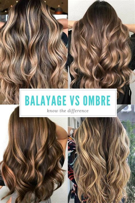 balayage vs ombre hair